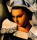 Lempicka Paintings - Le Bretonne by Tamara de Lempicka